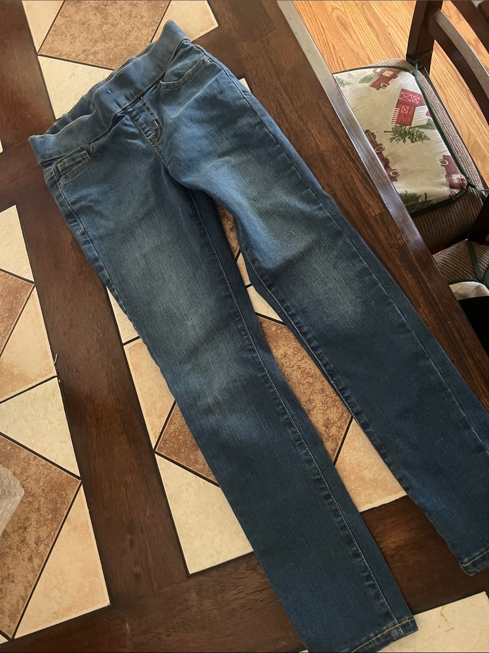 Cat & Jack Girls Blue Slim Stretch Jeans
